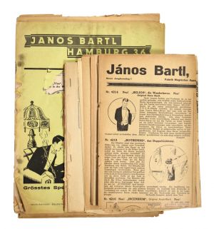 Group of Janos Bartl Catalogs