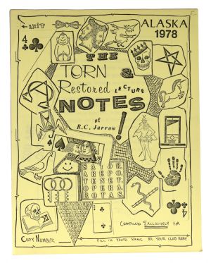 The Torn & Restored Lecture Notes of R. C. Jarrow!