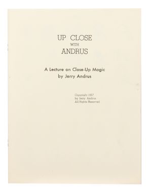 Up Close with Andrus (Inscribed and Signed)