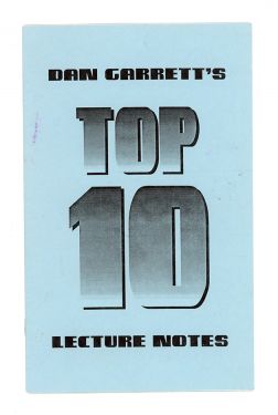 Dan Garrett's Top 10 Lecture Notes