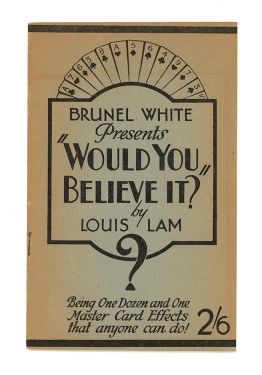 Brunel White Presents "Would You Believe It?"