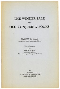 The Winder Sale of Old Conjuring Books (Signed)