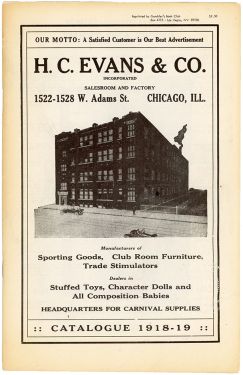 H. C. Evans & Co. Catalogue 1918-19