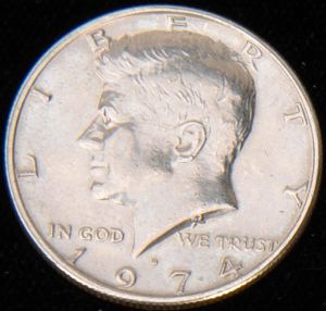 Steel Core Kennedy Half Dollar