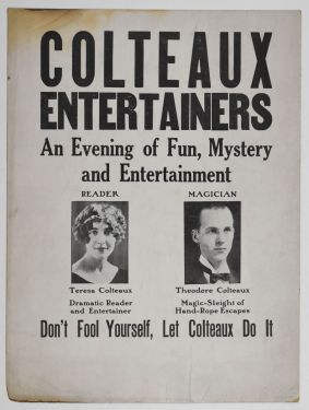 Colteaux Entertainers Window Card