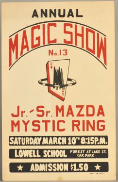 Magic Show Window Card