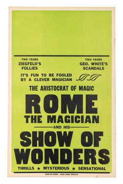 Rome the Magician Window Card