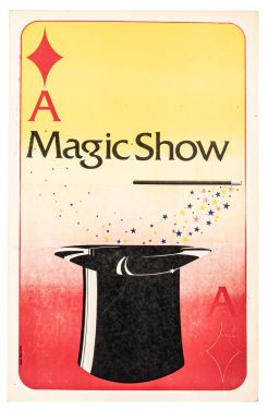 Magic Show Window Card