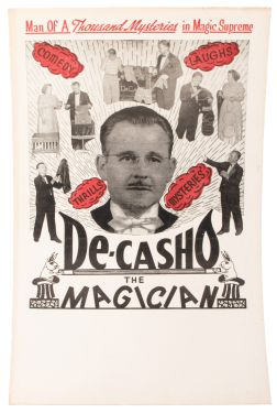 De-Casho the Magician Window Card