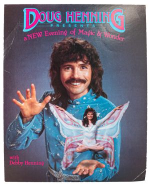 Doug Henning Presents a New Evening of Magic & Wonder Window Card